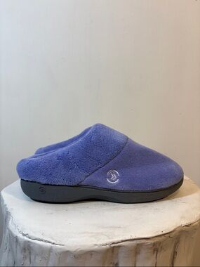Lavender Purple 8.5/9 Isotoner Indoor/Outdoor Non Slip Cozy Plush House Slippers